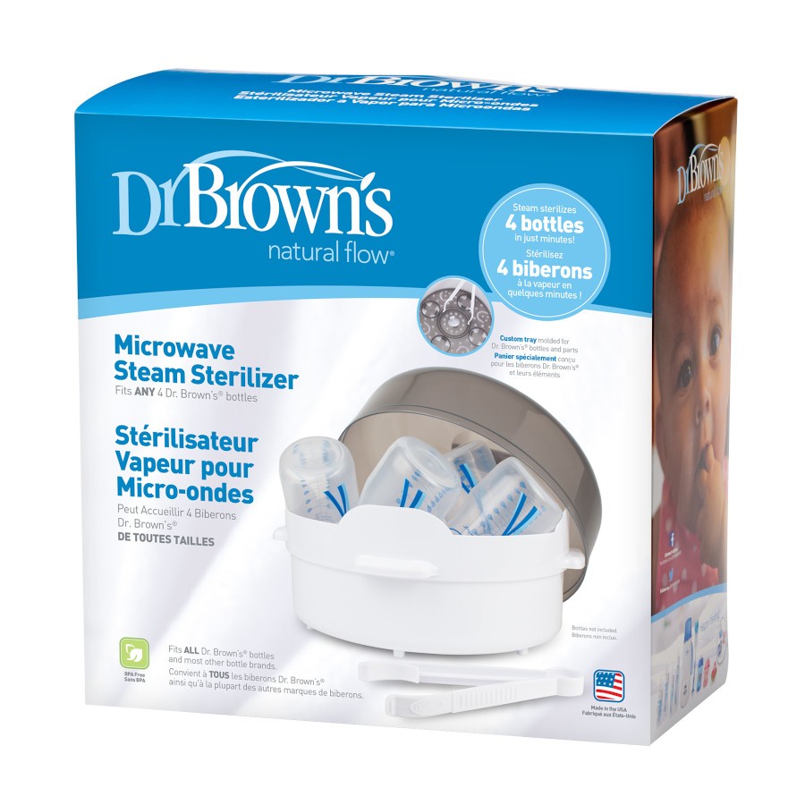 Dr. Brown's Natural Flow® Baby Bottle Microwave Steam Sterilizer