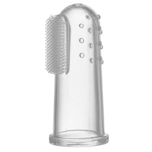 Product image of finger toothbrush standing up