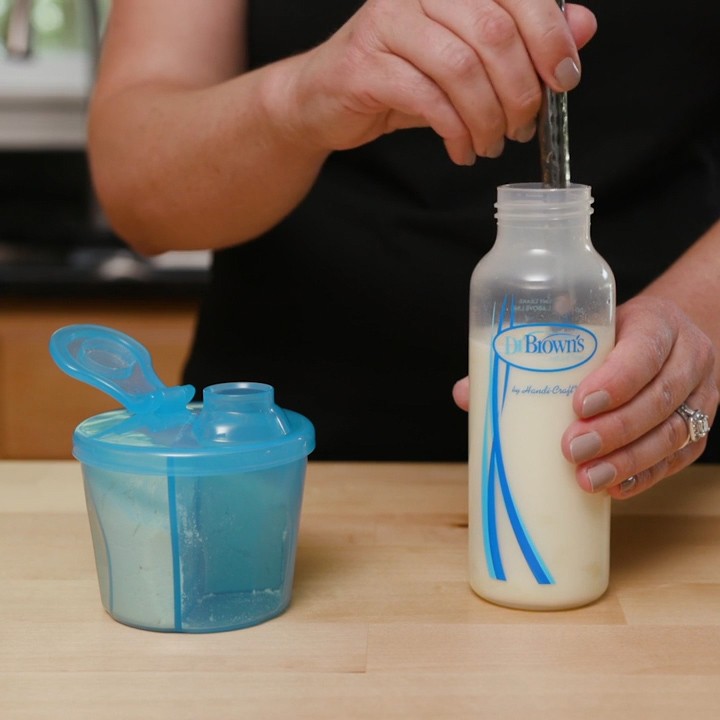 Dr.Browns Contenitore per latte in polvere blu (AC039) - Contenitori e  vaschette per bambini
