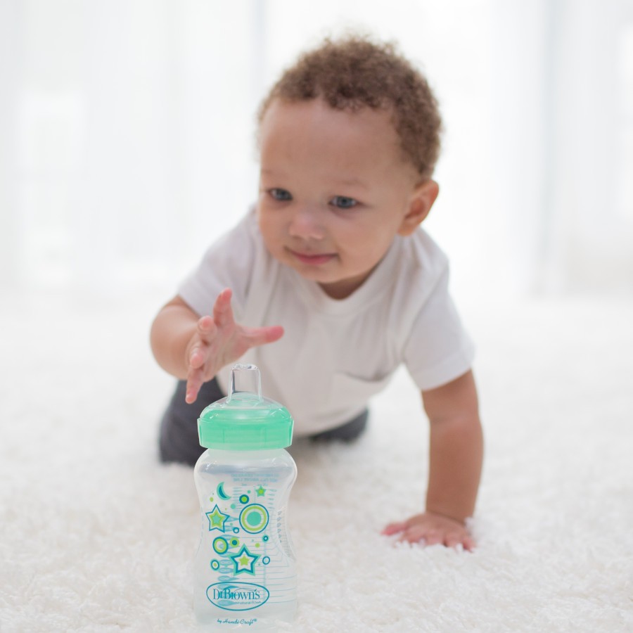 Dr. Brown's Dr. Brown’s® Milestones™ Options+™ Wide-Neck Baby Bottle Sippy Spouts, 2-Pack