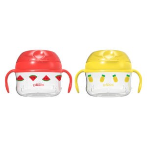 Product image of red and yellow snack cups