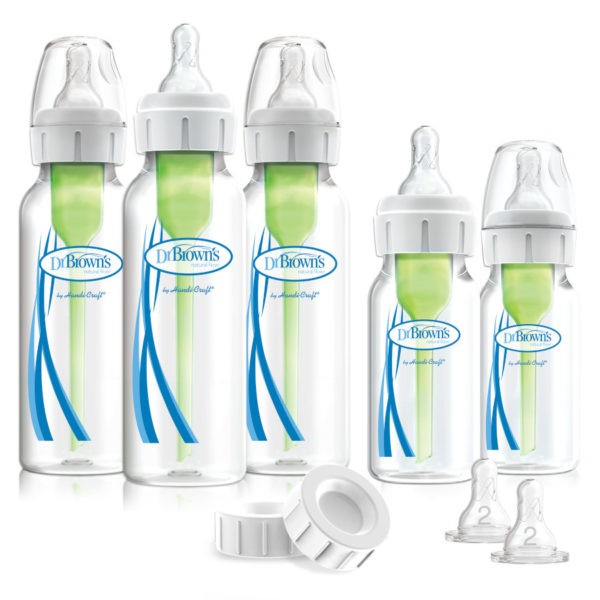 Dr. Brown's Options+ Baby Bottle, Narrow Newborn Gift Set