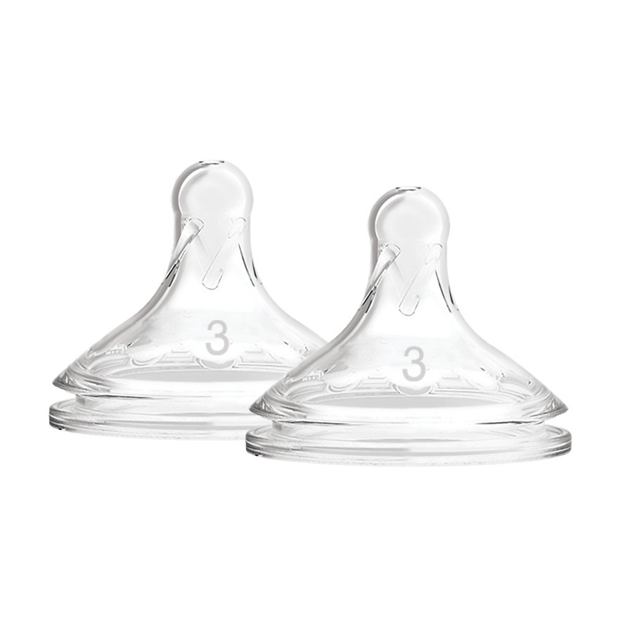 Level 1-6 Pk Dr Brown's Silicone Nipple 