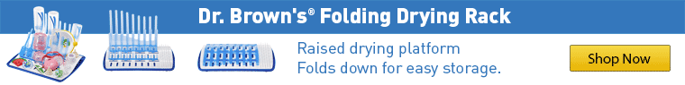 Dr Browns Folding Drying Rack ad
