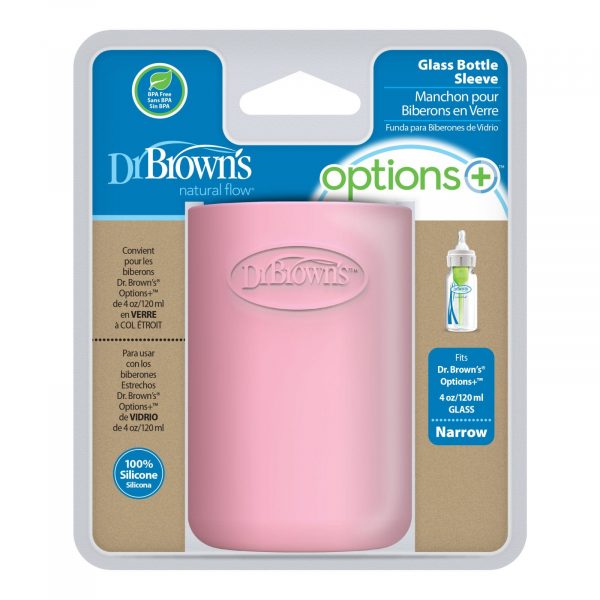 Packaging for Pink Glass Baby Bottle Sleeve