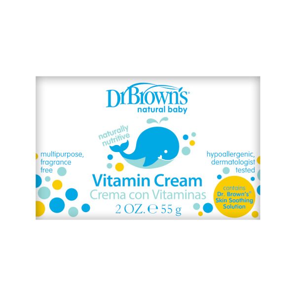 Dr. Brown's Natural Baby Vitamin cream 2 ounce Packaging