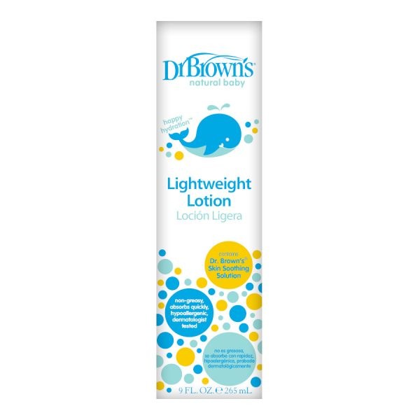 Dr. Brown's Natural Baby Lightweight Lotion 9 ounce packaging