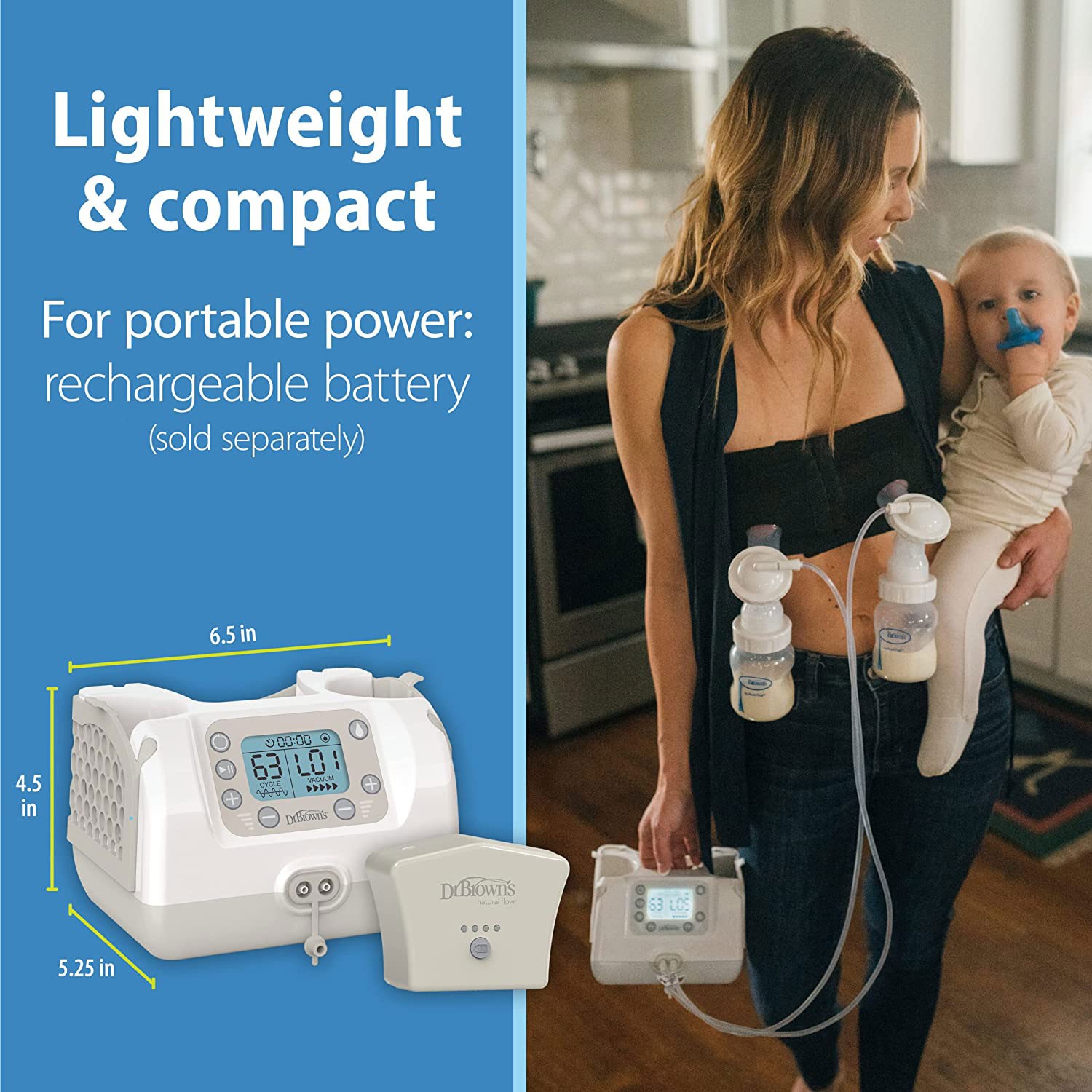 Dr. Brown's Breast Pump Review (2022 Reviews) - Exclusive Pumping