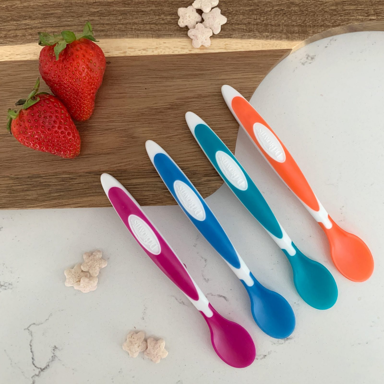 Dr. Brown's Dr. Brown’s® Designed to Nourish™ TempCheck Spoons, 4-Pack