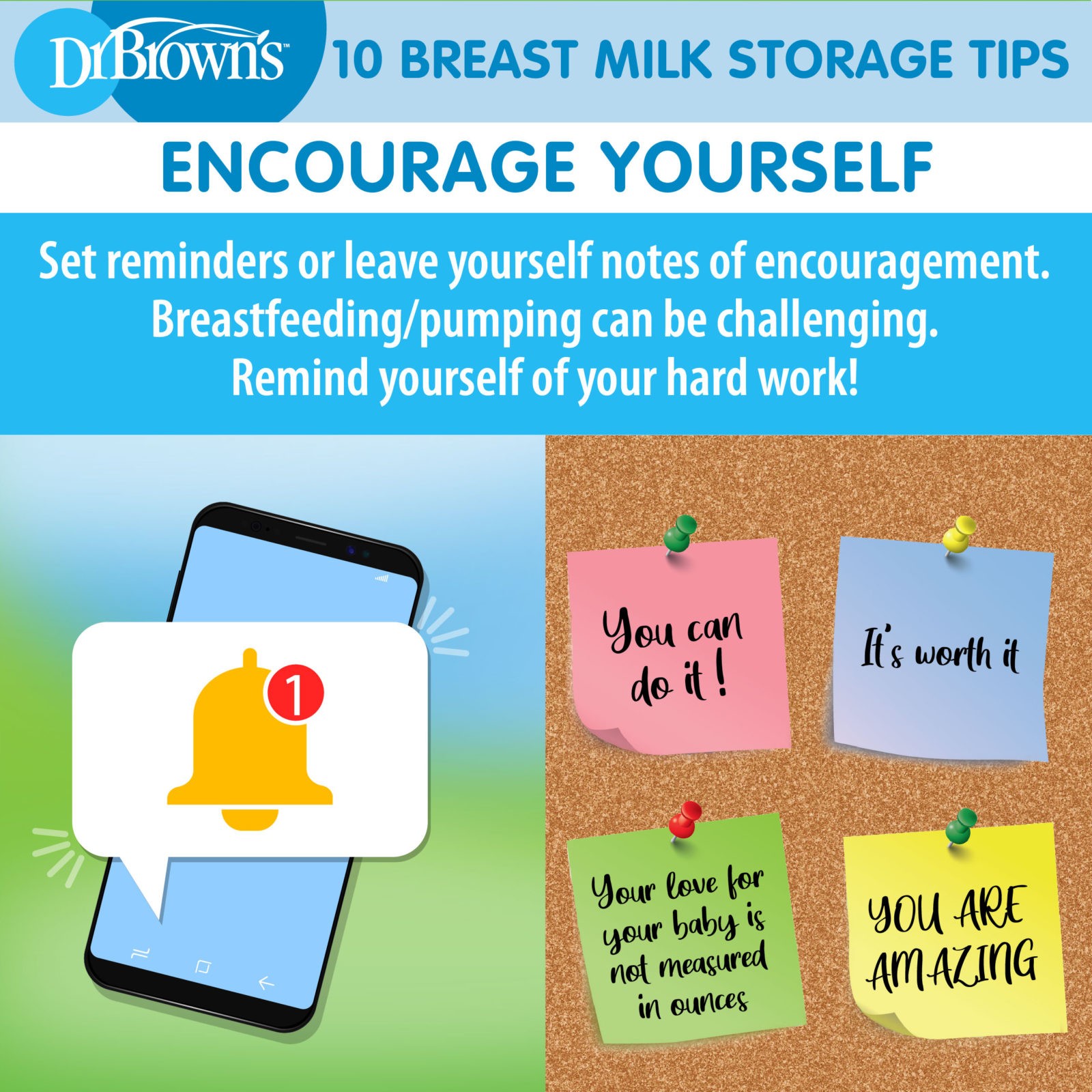 breast feeding encouragement reminders and notes