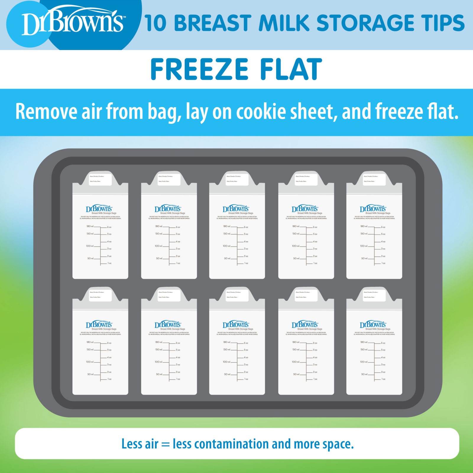 storing breastmilk storage bags