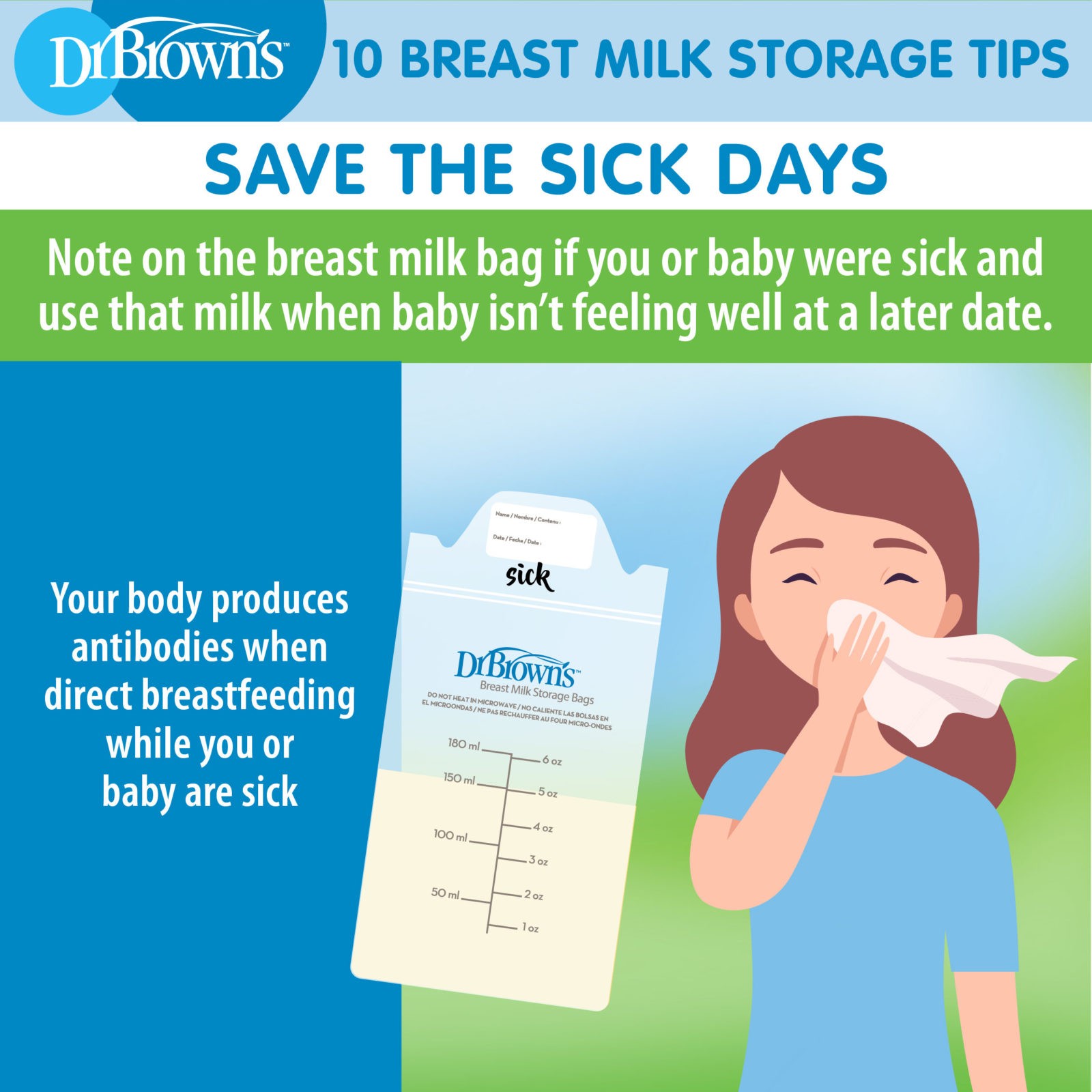 breast milk stored in the fridge