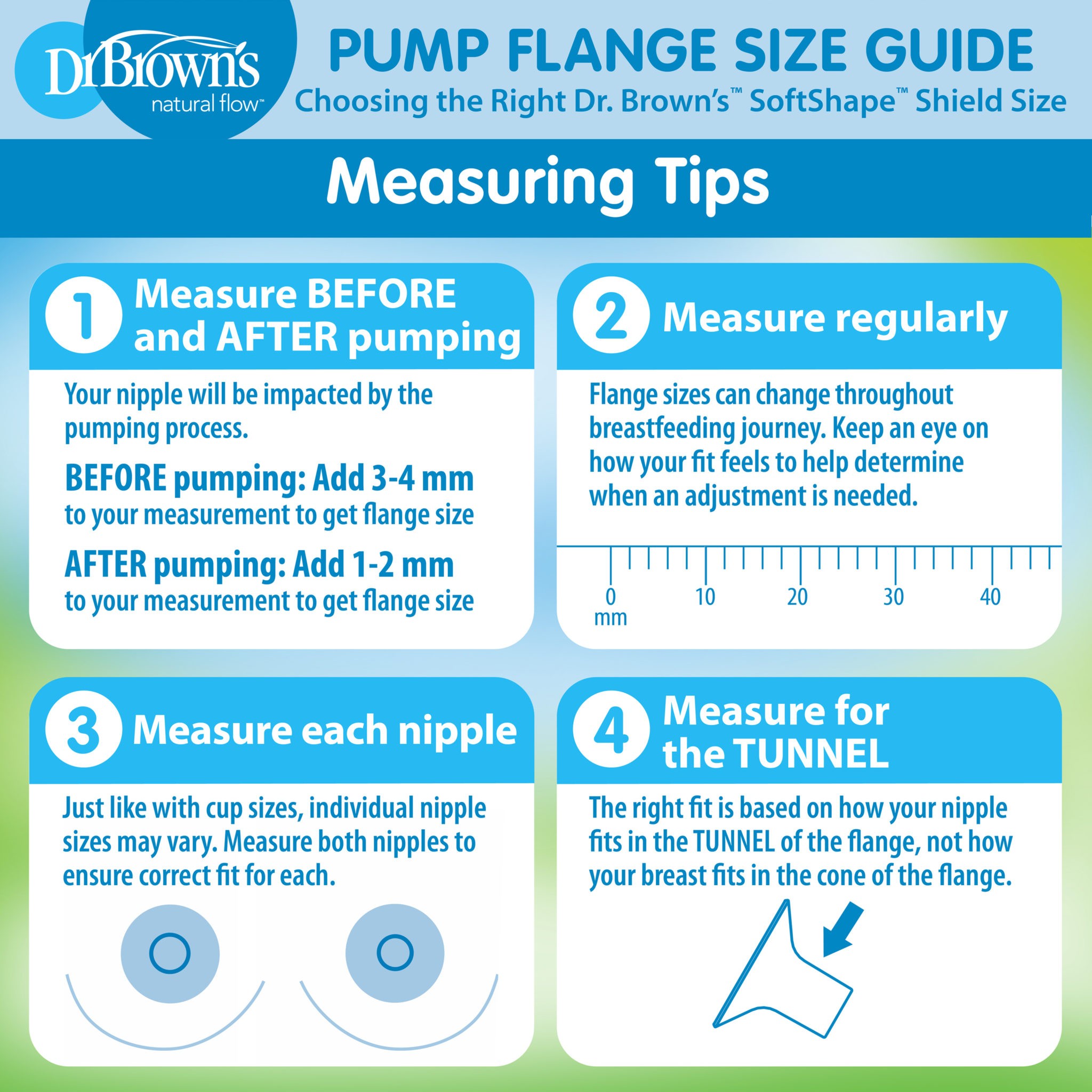how-to-find-the-right-breast-pump-flange-size-dr-brown-s-baby