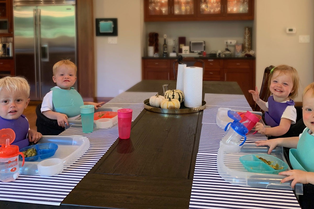 Feeding time for toddlers