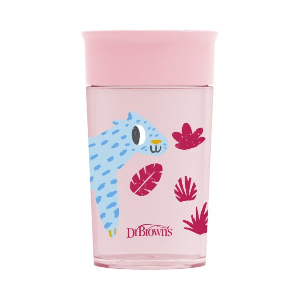 Dr. Brown's Cheers360™ Spoutless Transition Cup Pink Cup