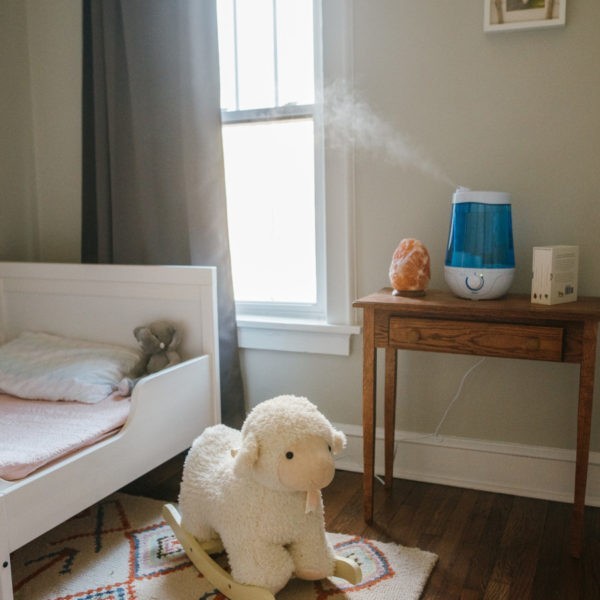 Bedroom Lifestyle featuring the Cool mist Humidifier