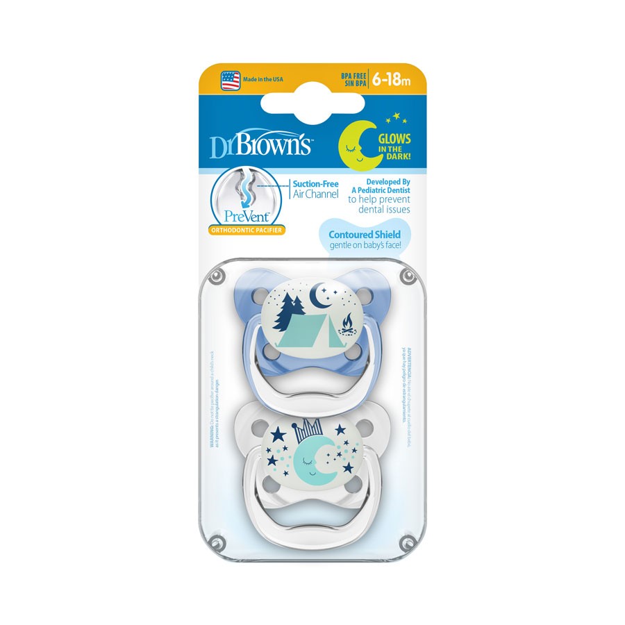Dr. Brown's® Prevent™ Contoured Pacifiers, 2 Count