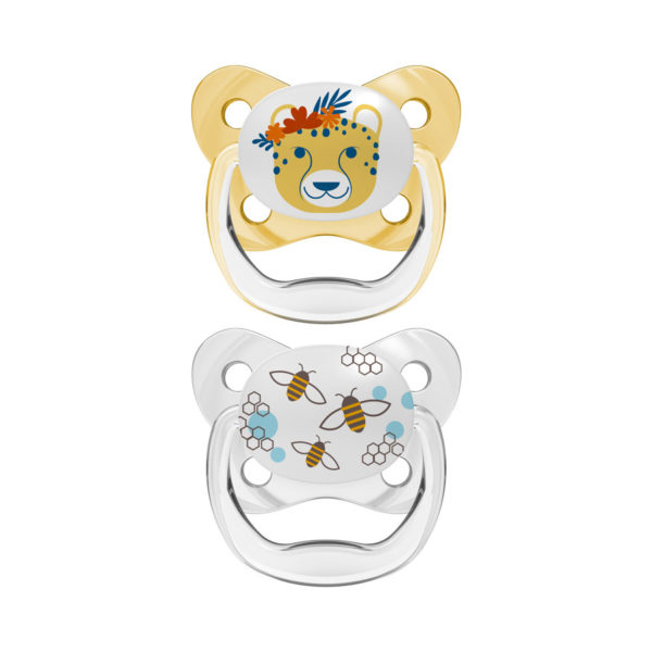 Dr. Brown's™ PreVent™ Contoured Pacifiers w/ Tiger and Bees