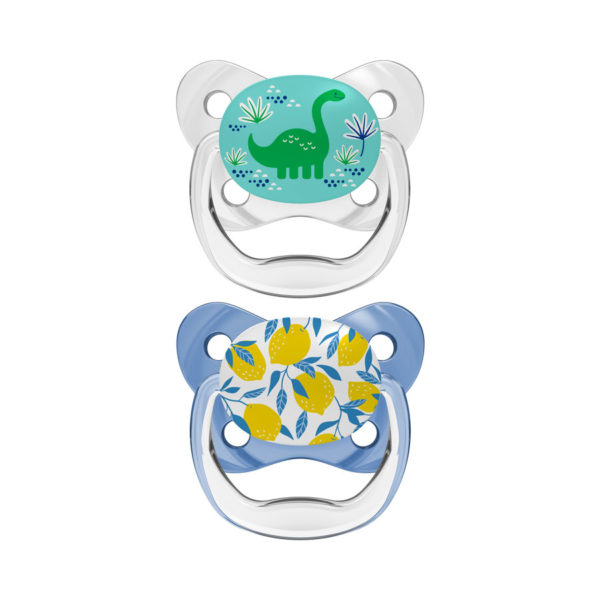 Dr. Brown's™ PreVent™ Contoured Pacifiers w/ Dinosaur and Lemons