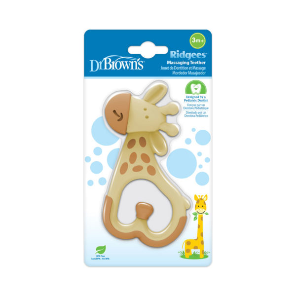 Ridgees™ Giraffe Teether, Packaged