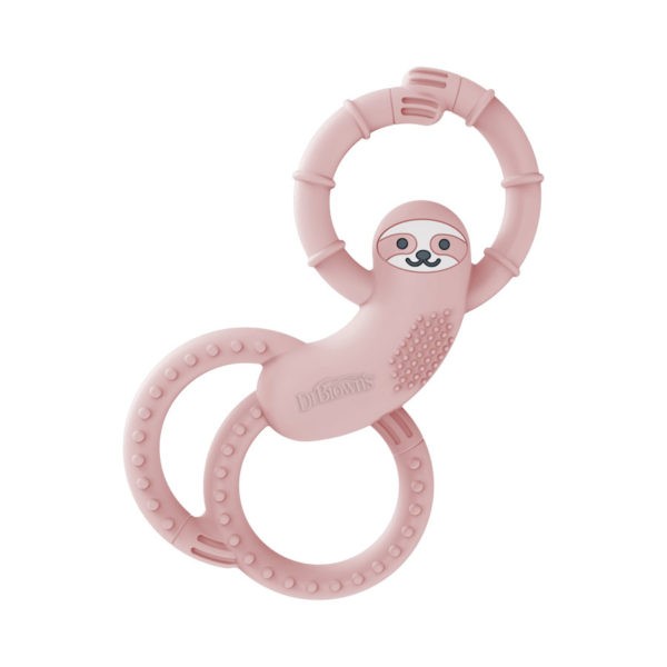 Flexees™ Sloth Teether, Pink
