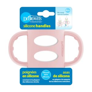 Light Pink Narrow Silicone Handles, Packaged