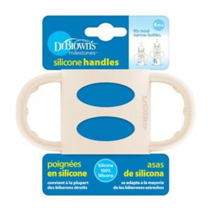 Narrow Silicone Handles, Ecru, Packaged