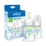 Dr. Brown's Options+ Narrow 2oz baby bottle, 2-pack, product and package