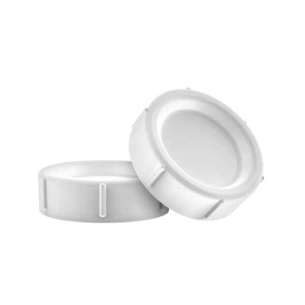 Two wide-neck storage travel caps, product
