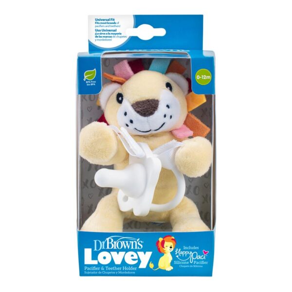 Dr. Brown's Lion Lovey, Packaged