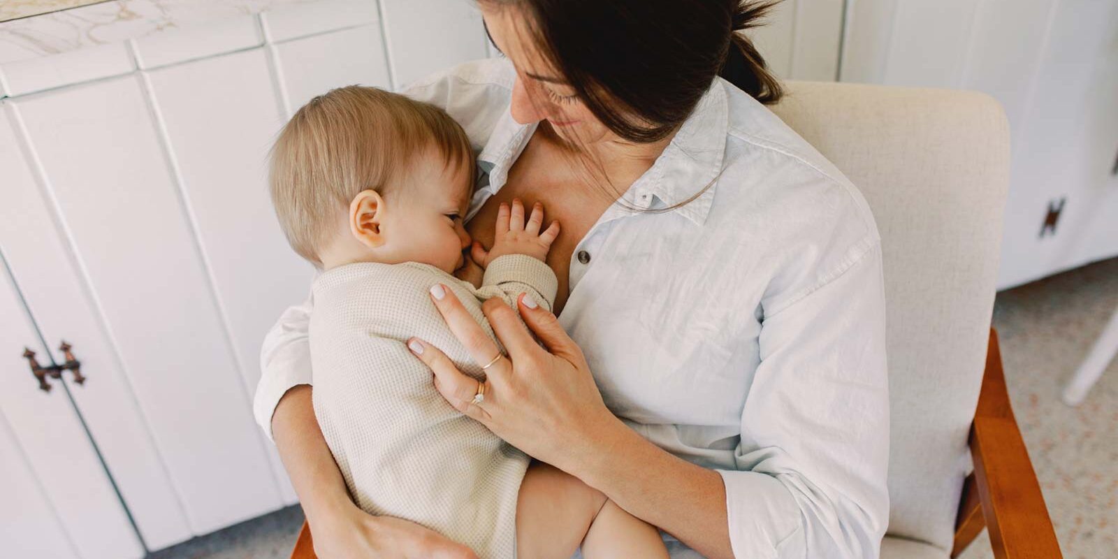 Parent breastfeeding child