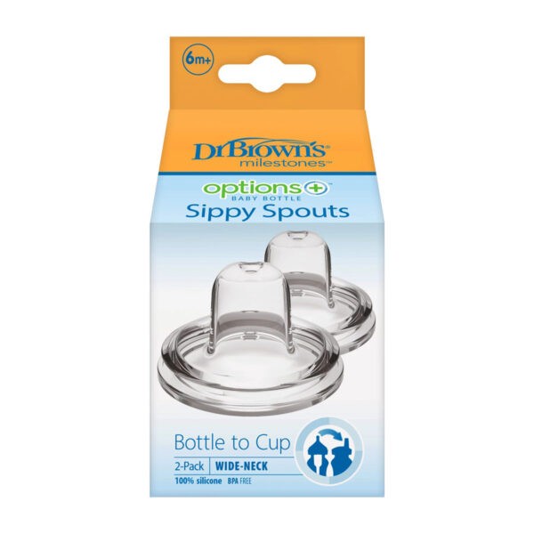 Dr. Brown's Sippy Spouts Wide-Neck, Packaged