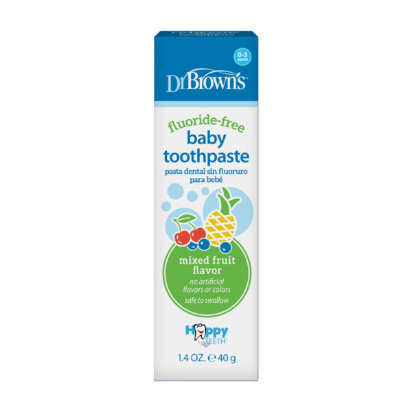 Fluoride-Free Baby Toothpaste, Packaged