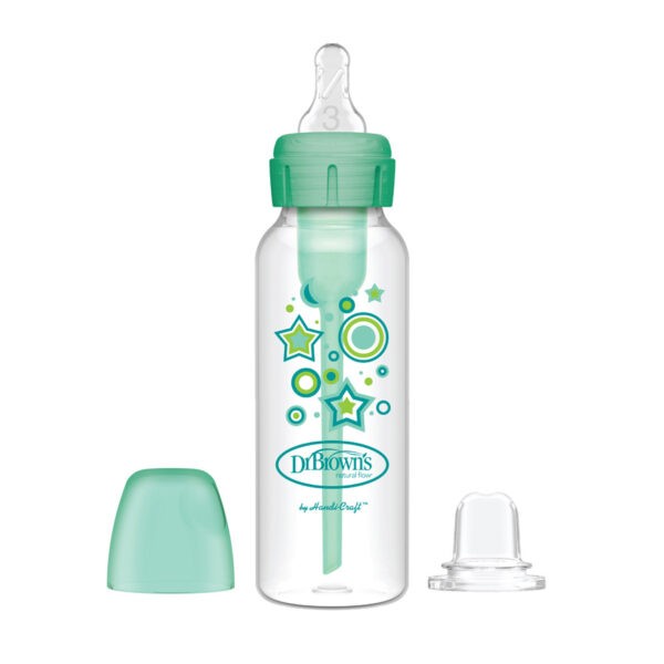 8oz Sippy Bottle Starter Kit w/ Green Stars